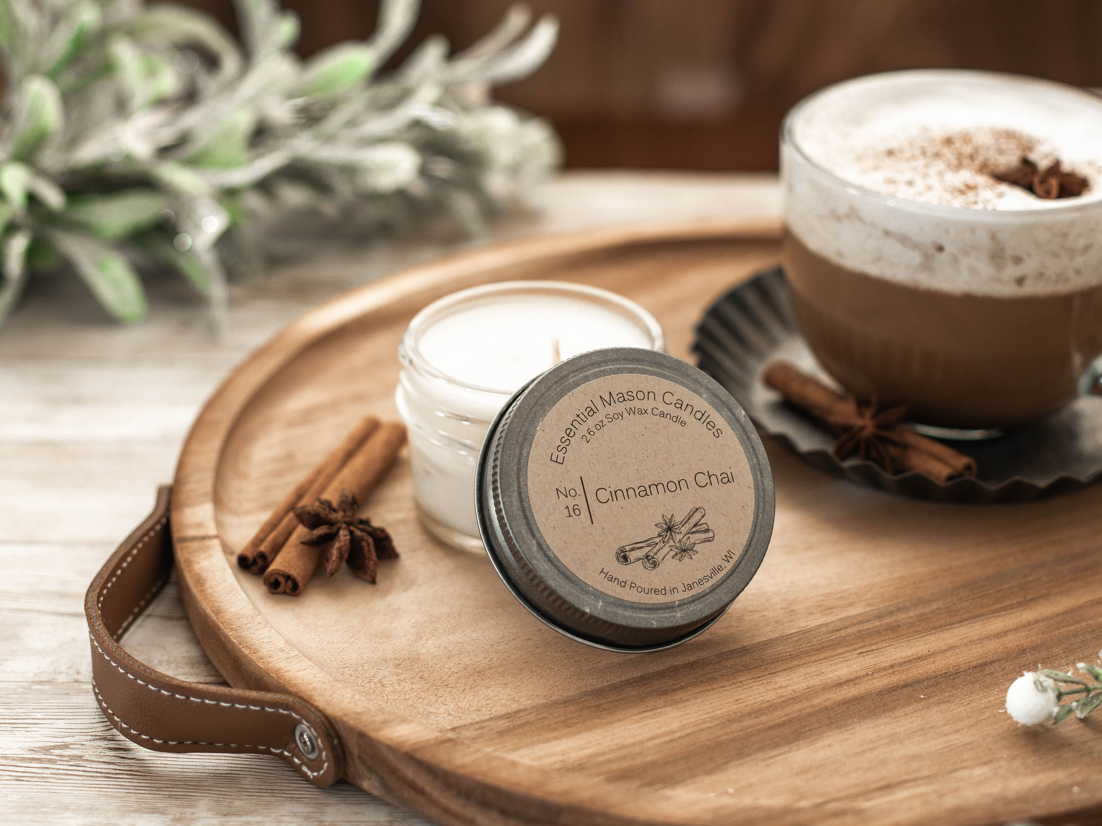 Chai Tea Scented Soy Candle