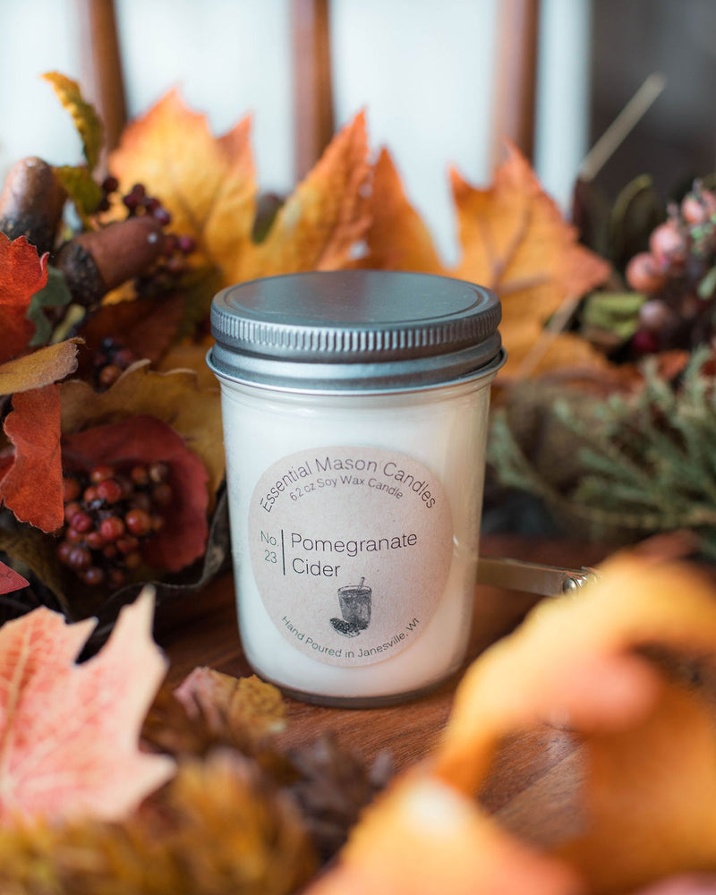 Pomegranate Cider Soy Candle - 6.2 oz