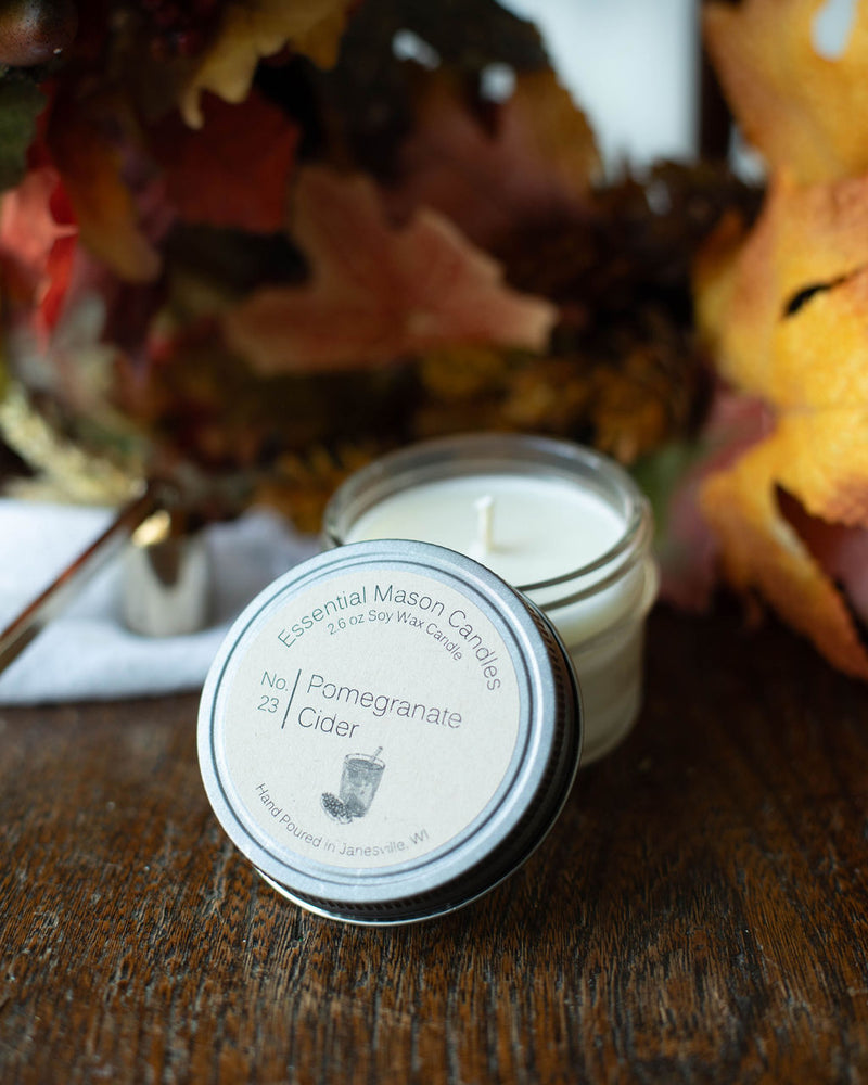 Pomegranate Cider Soy Candle - 2.6 oz