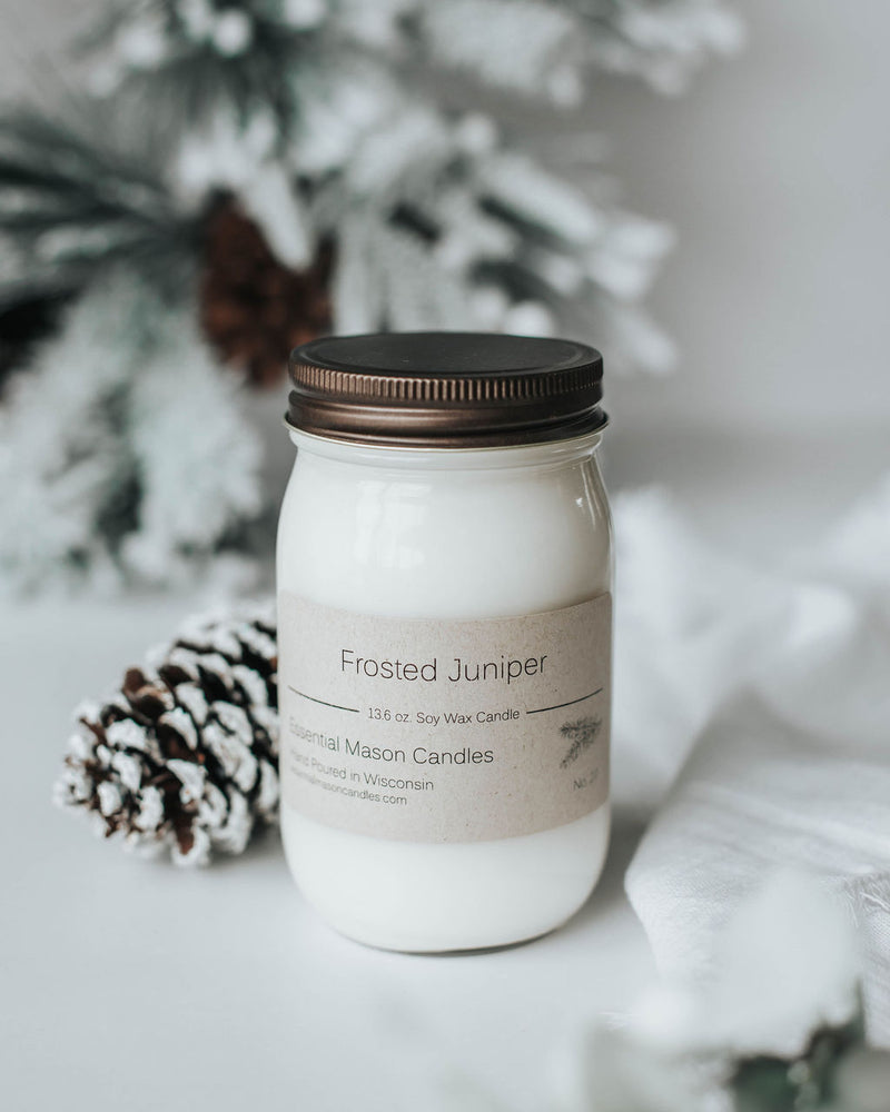 Frosted Juniper Soy Candle - 13.6 oz