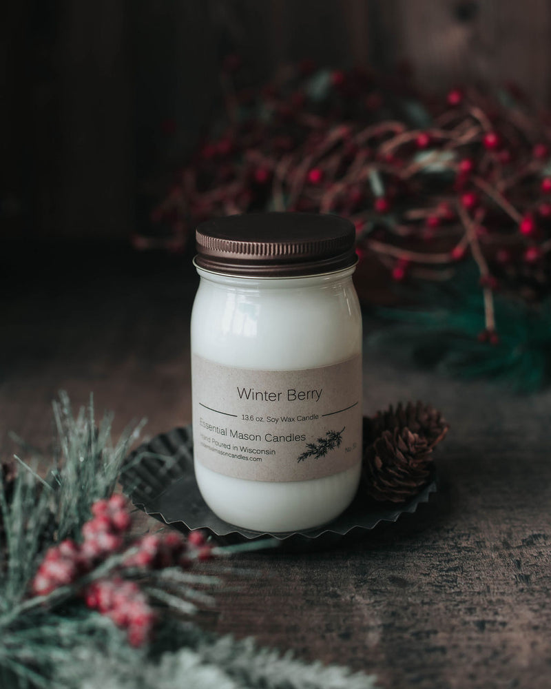 Winter Berry Soy Candle - 13.6 oz