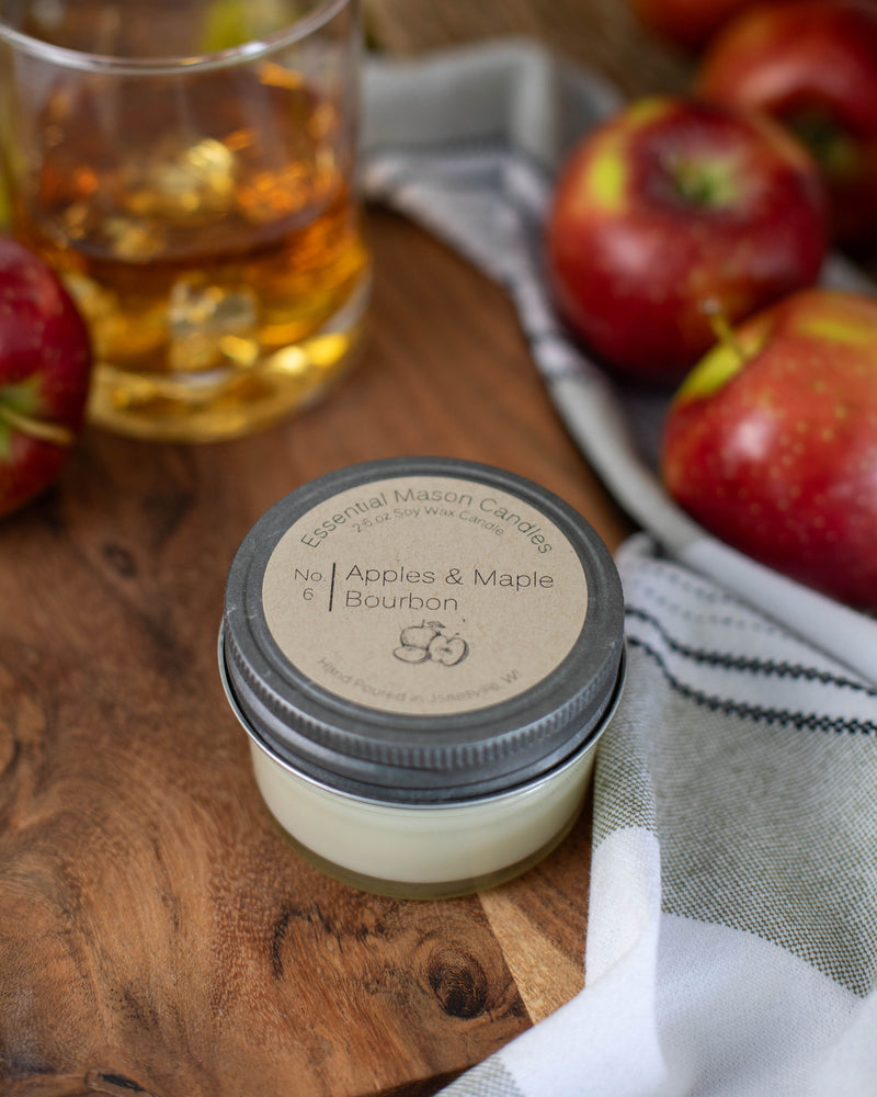 Apples & Maple Bourbon Soy Candle - 2.6 oz