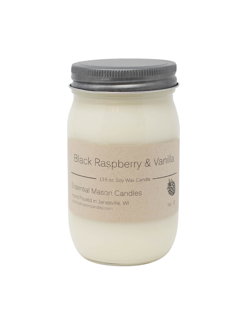 Black Raspberry & Vanilla Soy Candle - 13.6 oz