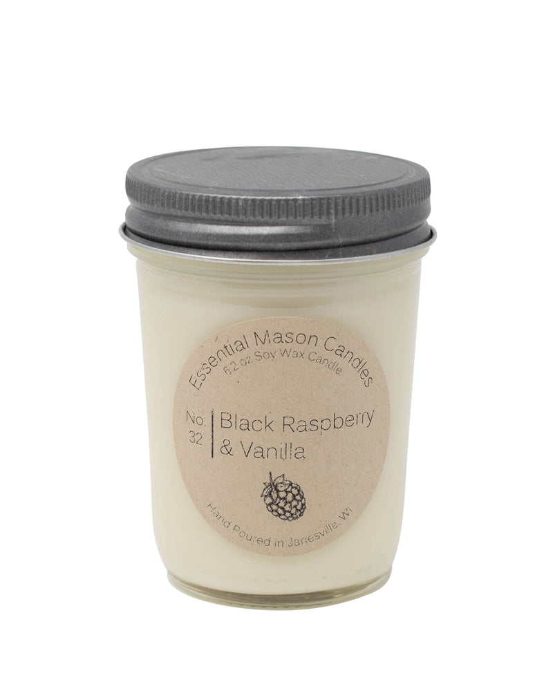 Black Raspberry & Vanilla Soy Candle - 6.2 oz