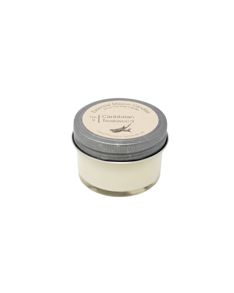 Caribbean Teakwood Soy Candle - 2.6 oz