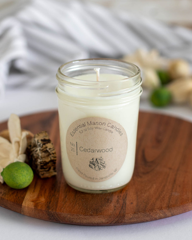 Cedarwood Soy Candle - 6.2 oz