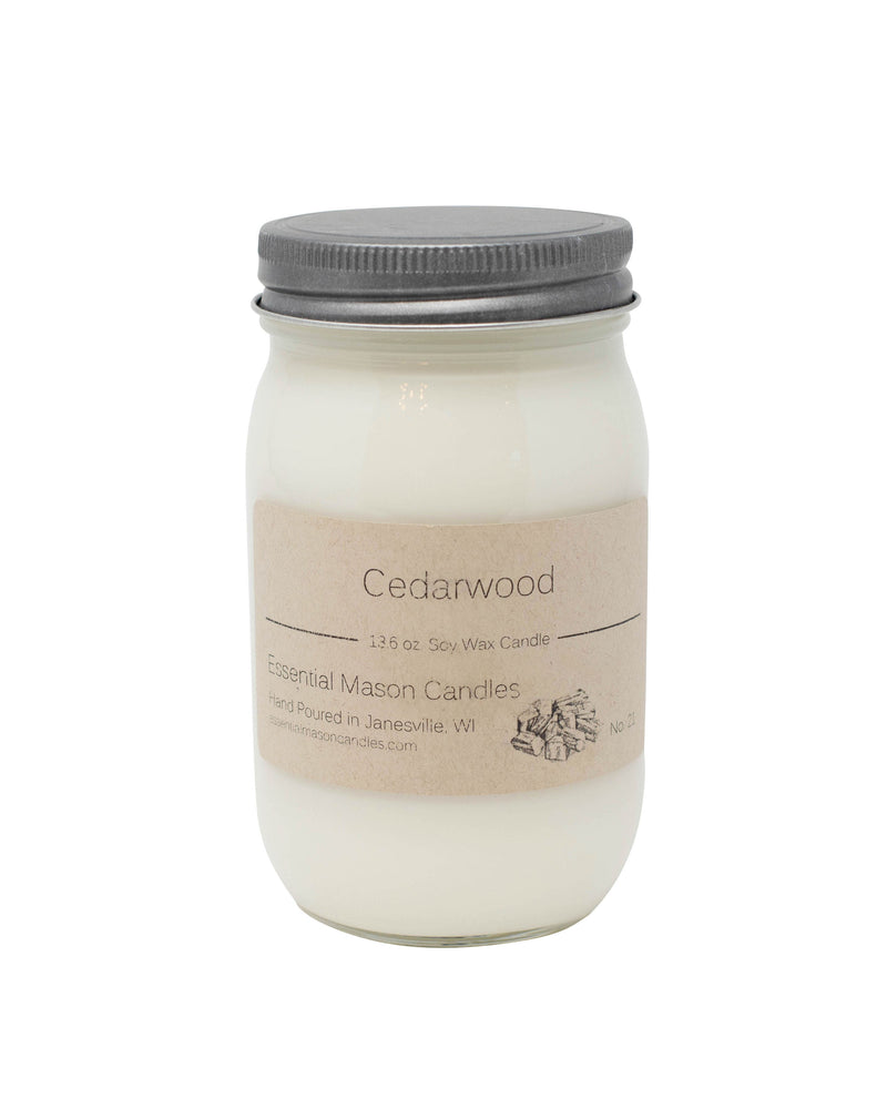 Cedarwood Soy Candle - 13.6 oz
