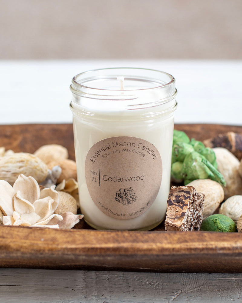 Cedarwood Soy Candle - 6.2 oz