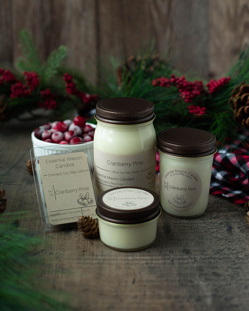 Cranberry Pine Soy Candle - 2.6 oz