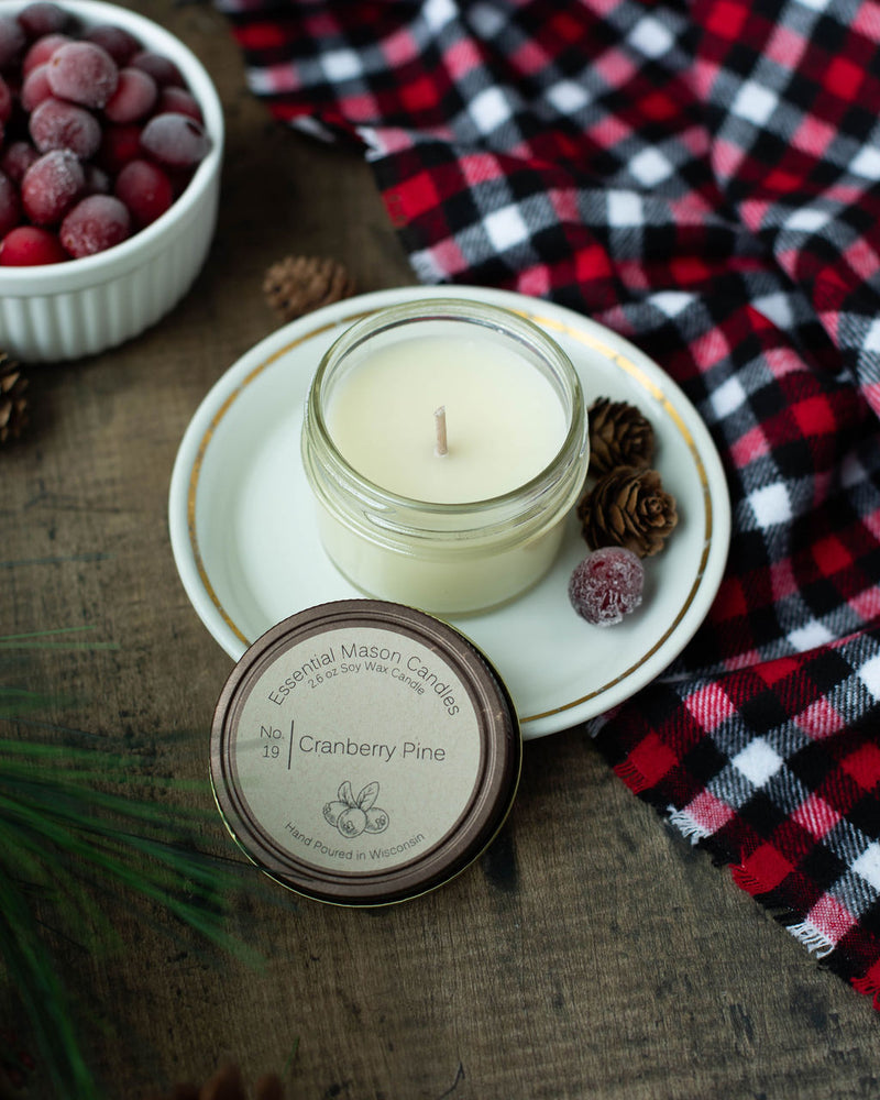 Cranberry Pine Soy Candle - 2.6 oz