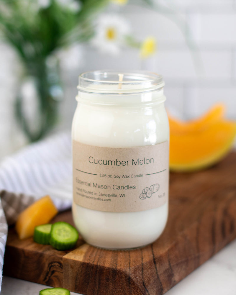 Cucumber Melon Soy Candle - 13.6 oz