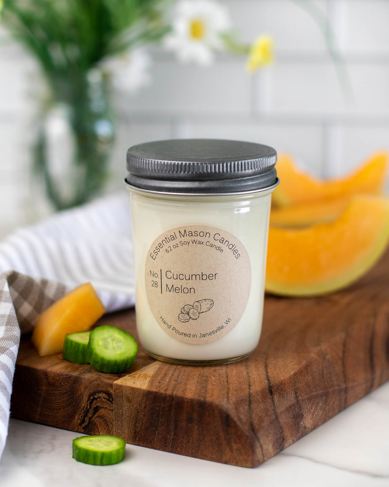 Cucumber Melon Soy Candle - 6.2 oz