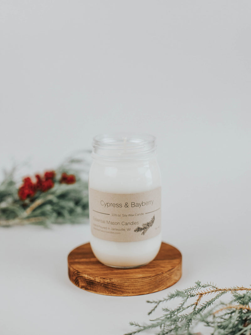 Cypress & Bayberry Soy Candle - 13.6 oz