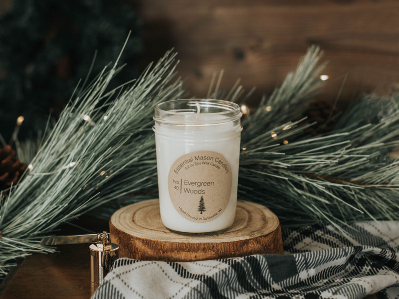 Evergreen Woods Soy Candle - 6.2 oz