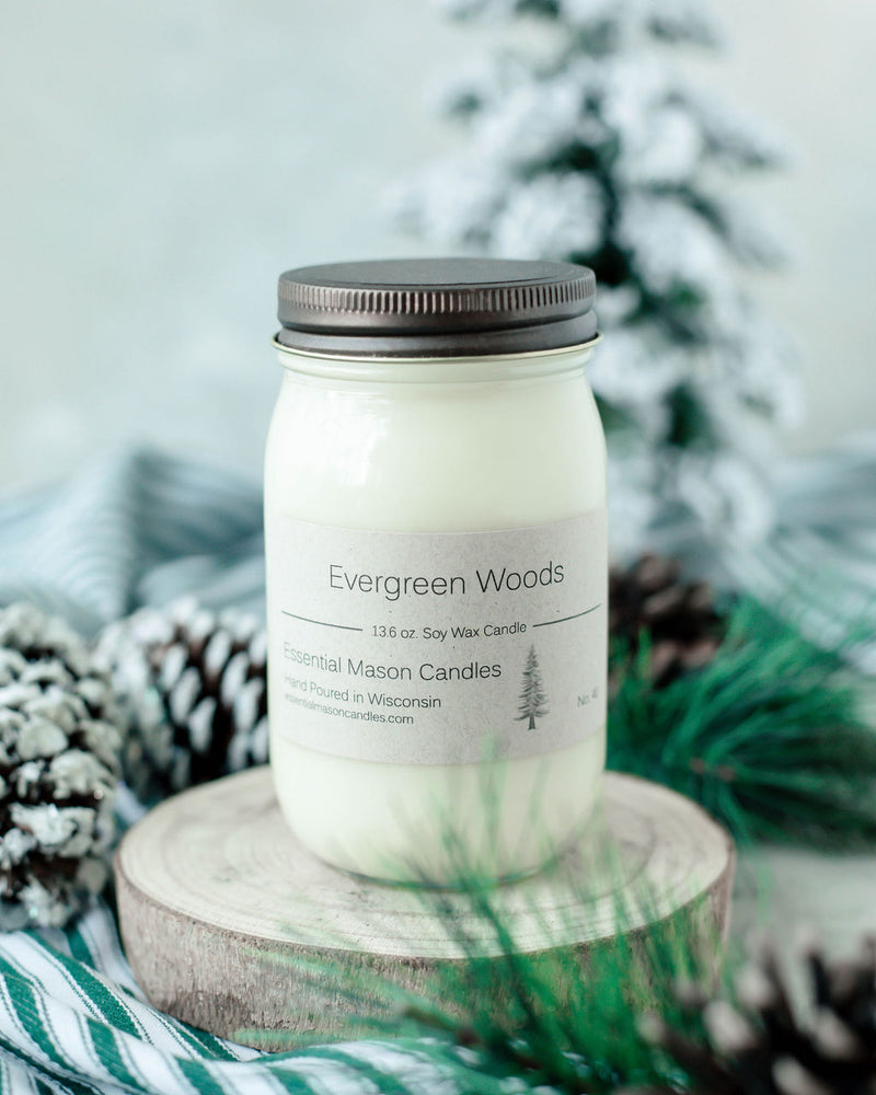 Evergreen Woods Soy Candle - 13.6 oz