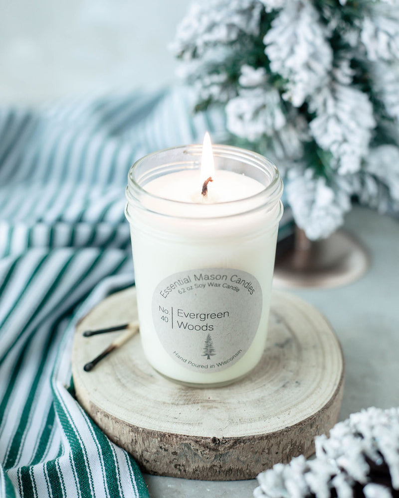 Evergreen Woods Soy Candle - 6.2 oz
