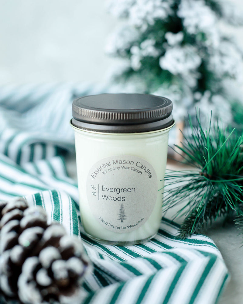 Evergreen Woods Soy Candle - 6.2 oz