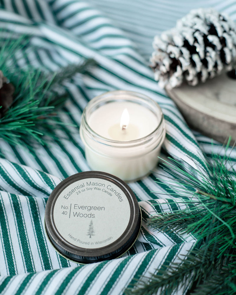 Evergreen Woods Soy Candle - 2.6 oz