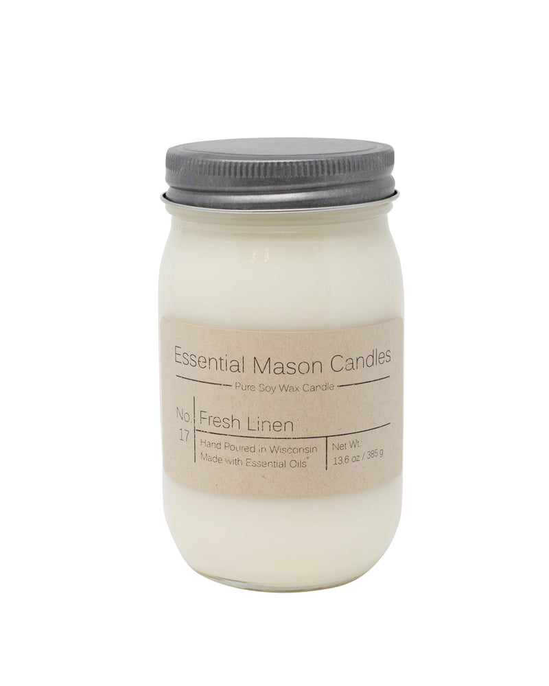 Fresh Linen Soy Candle - 13.6 oz