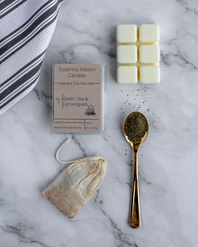 Green Tea & Lemongrass Soy Wax Melts