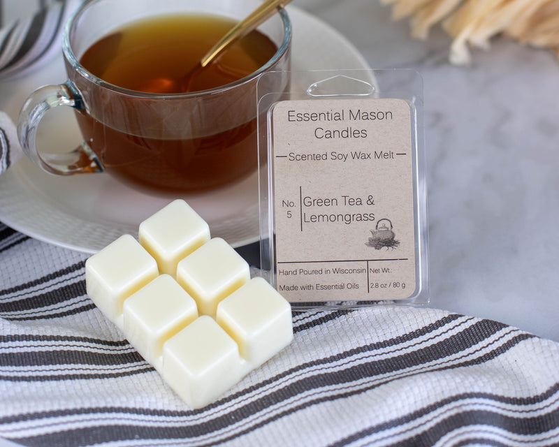 Green Tea & Lemongrass Soy Wax Melts