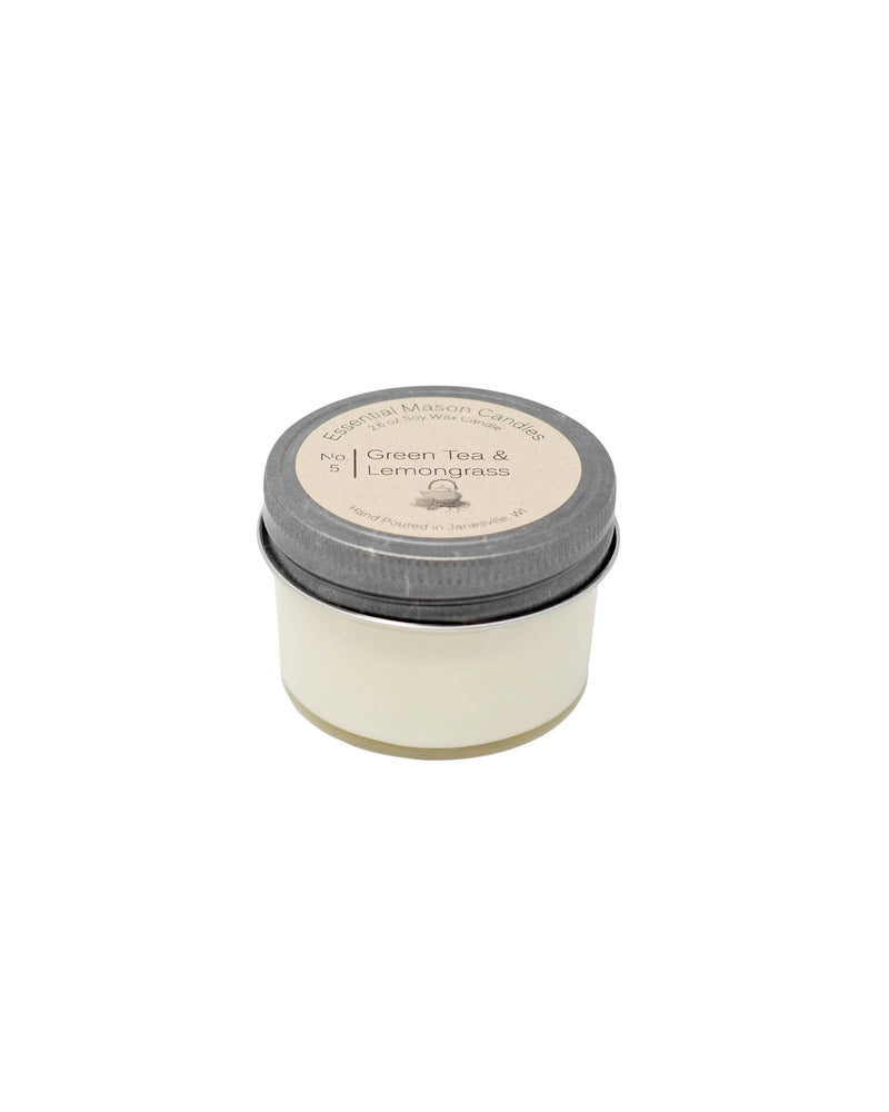 Green Tea & Lemongrass Soy Candle - 2.6 oz