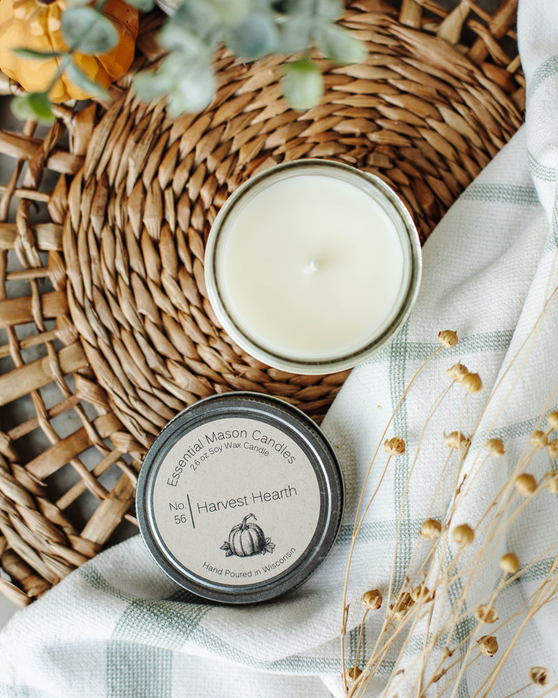 Harvest Hearth Soy Candle - 2.6 oz
