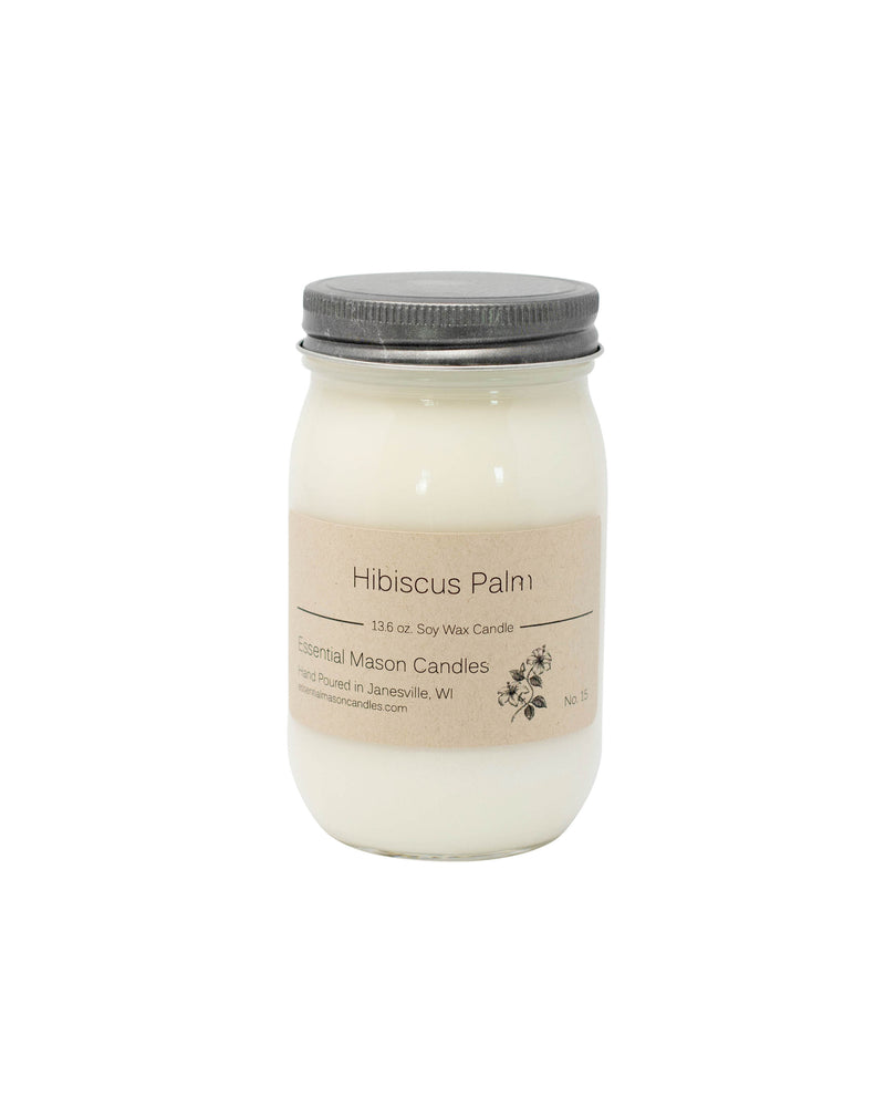 Hibiscus Palm Soy Candle - 13.6 oz