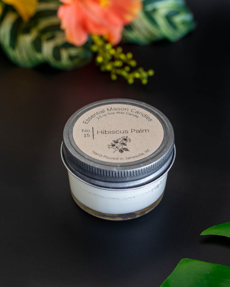 Hibiscus Palm Soy Candle - 2.6 oz