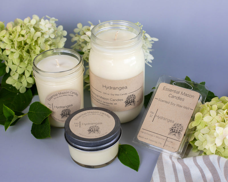 Hydrangea Soy Candle - 2.6 oz