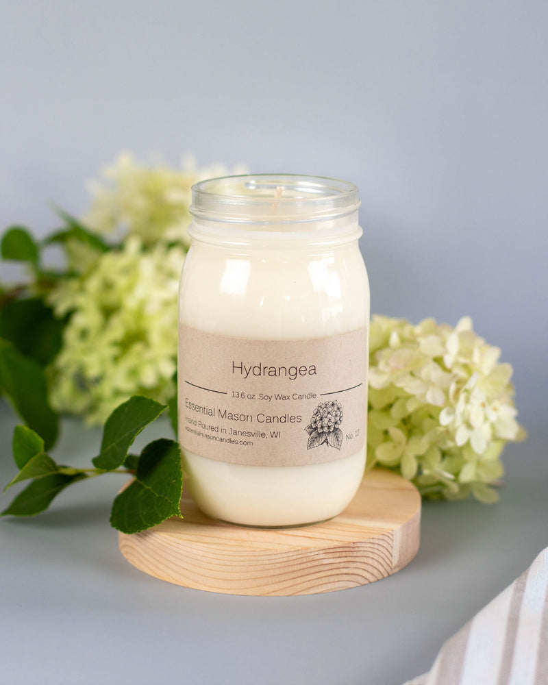 Hydrangea Soy Candle - 13.6 oz