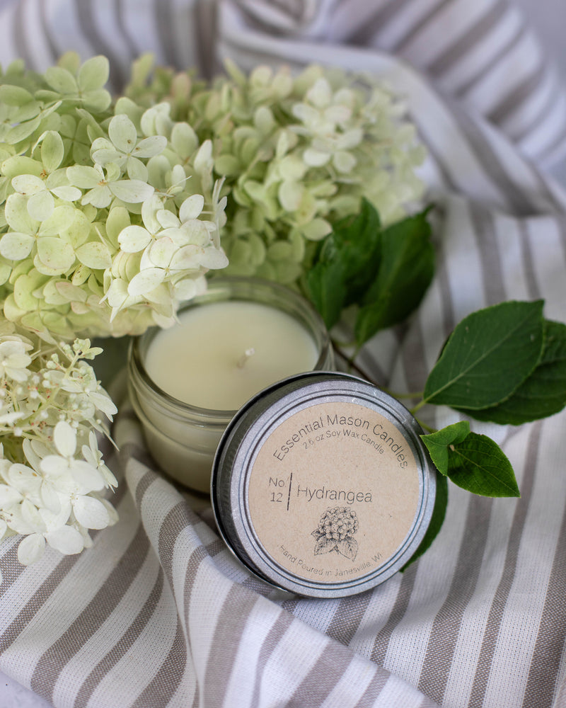 Hydrangea Soy Candle - 2.6 oz