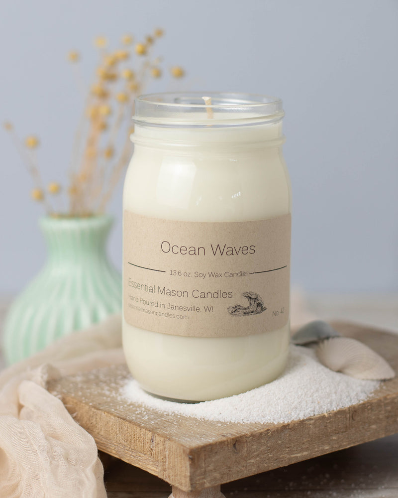 Ocean Waves Soy Candle - 13.6 oz