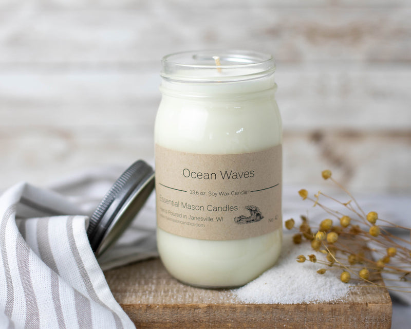 Ocean Waves Soy Candle - 13.6 oz