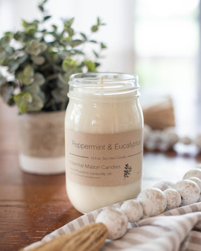 Soy Candles – Essential Mason Candles