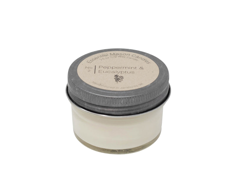 Peppermint & Eucalyptus Soy Candle - 2.6 oz