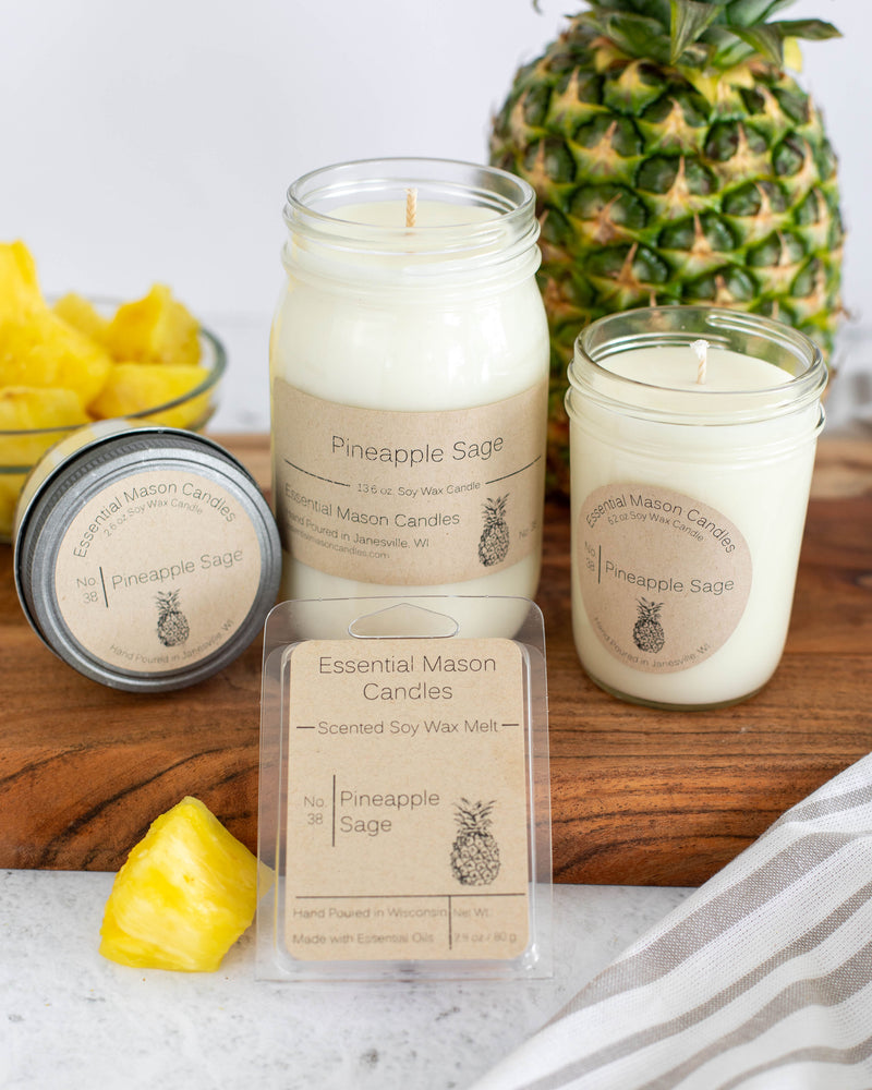 Pineapple Sage Soy Candle - 6.2 oz