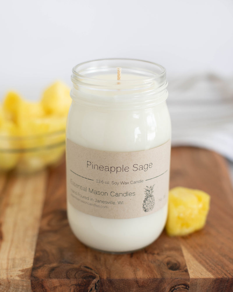 Pineapple Sage Soy Candle - 13.6 oz