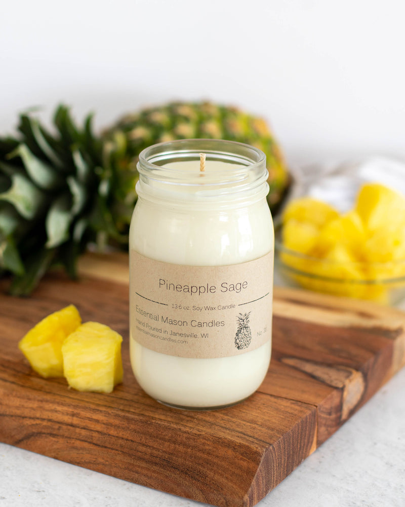Pineapple Sage Soy Candle - 13.6 oz