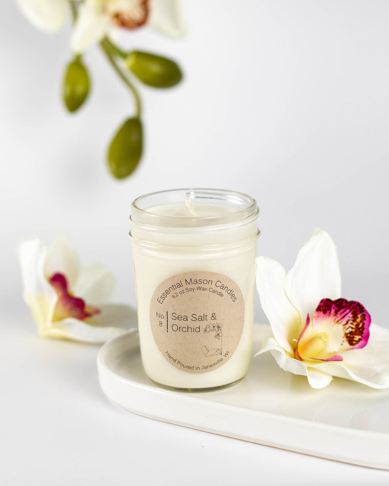 Sea Salt & Orchid Soy Candle - 6.2 oz