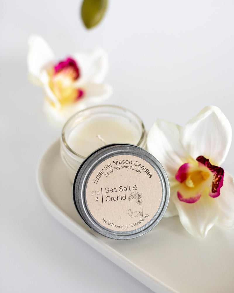 Sea Salt & Orchid Soy Candle - 2.6 oz