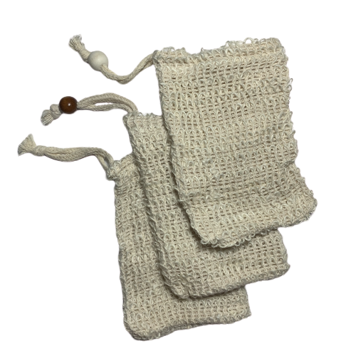 Natural Sisal Soap Shower Bag